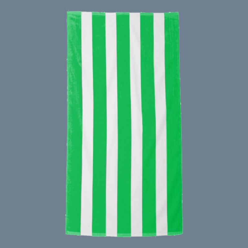 Cabana Stripe Velour Beach Towel Thumbnail