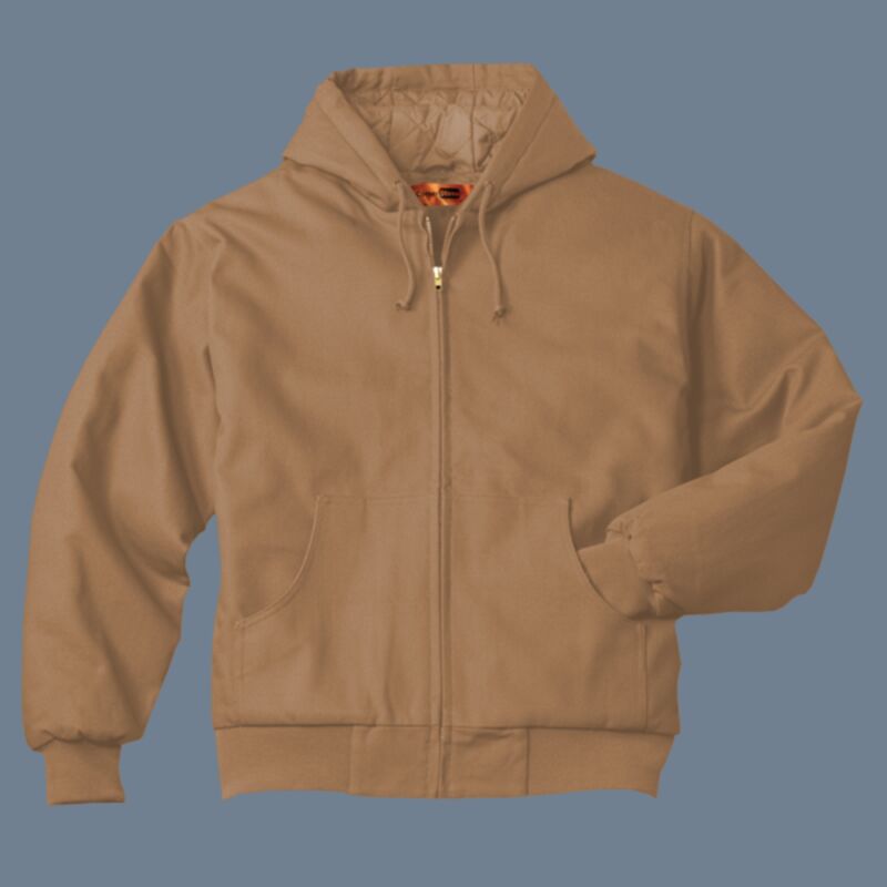 Tall Duck Cloth Hooded Work Jacket Thumbnail