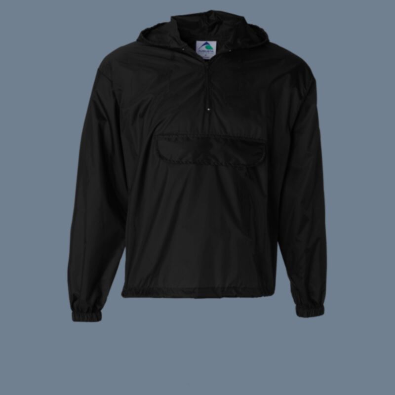 Unisex Packable Half-Zip Hooded Pullover Jacket Thumbnail