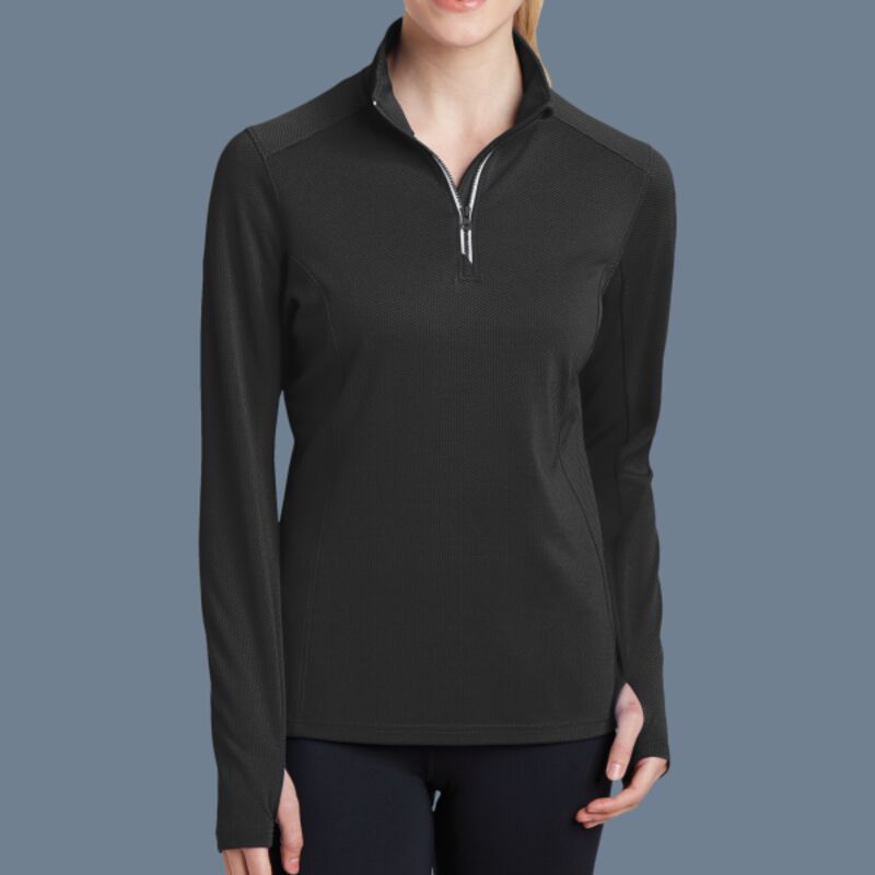 Women's Sport Wick ® Textured 1/4 Zip Pullover Thumbnail