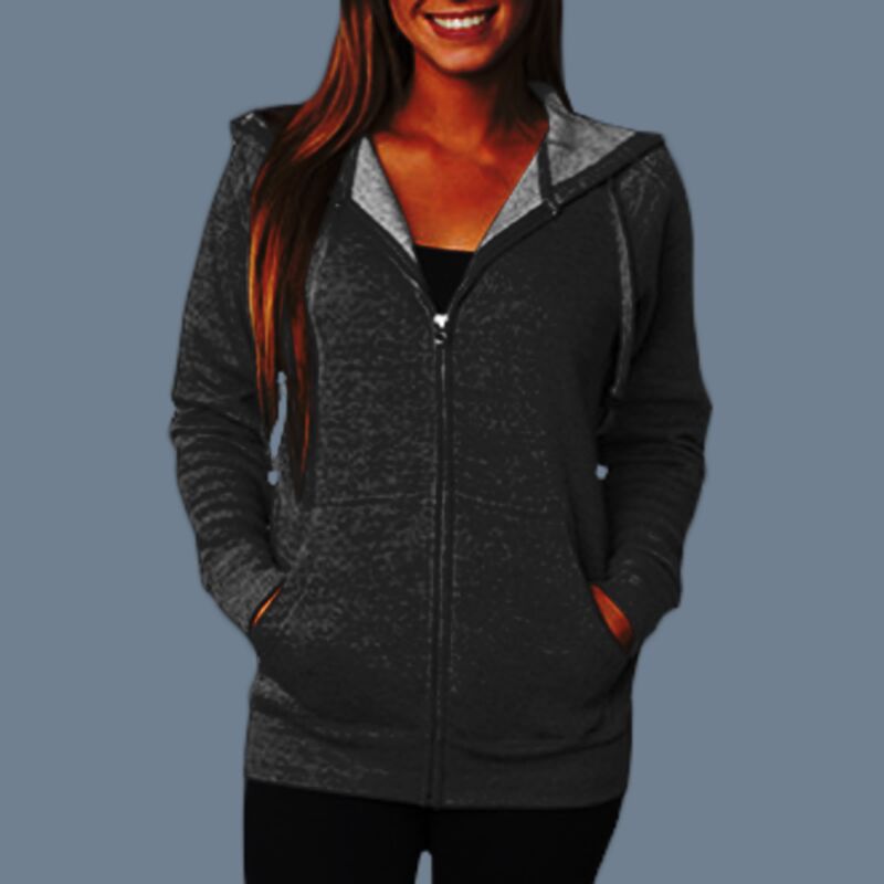 Unisex Special Blend Raglan Full-Zip Hooded Sweatshirt Thumbnail