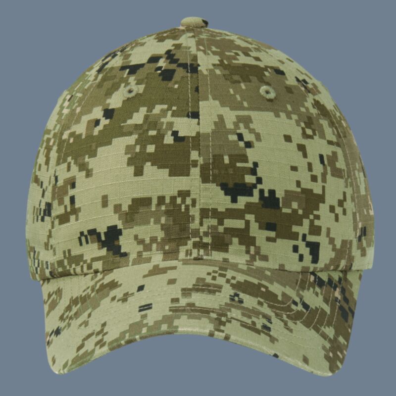 Digital Ripstop Camouflage Cap Thumbnail