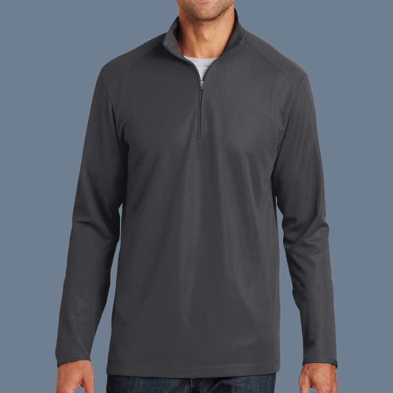 Pinpoint Mesh 1/2 Zip Thumbnail