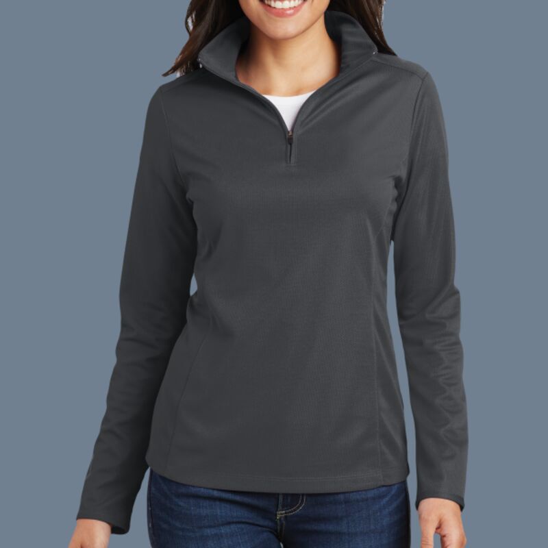 Women's Pinpoint Mesh 1/2 Zip Thumbnail