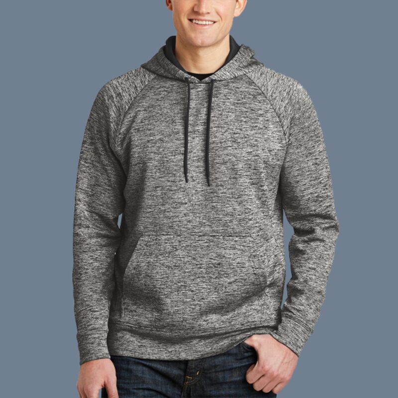 PosiCharge ® Electric Heather Fleece Hooded Pullover Thumbnail