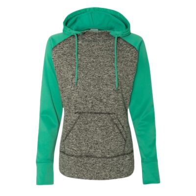 Women’s Colorblocked Cosmic Fleece Hooded Sweatshirt Thumbnail