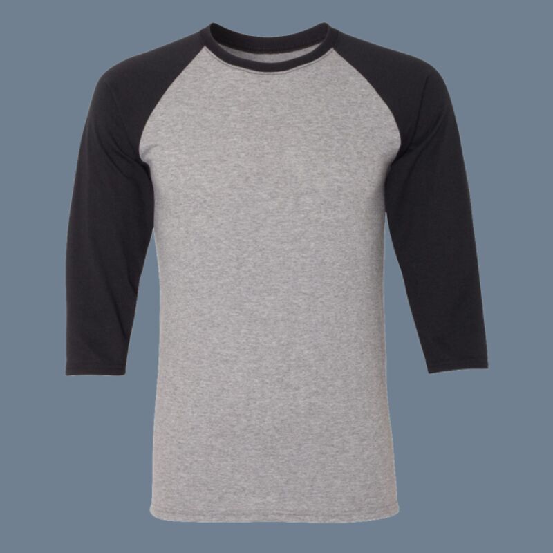 Unisex Triblend Three-Quarter Raglan Baseball T-Shirt Thumbnail