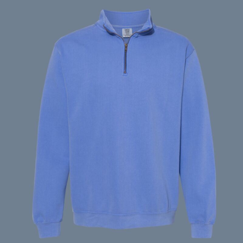 Unisex Garment-Dyed Quarter-Zip Sweatshirt Thumbnail