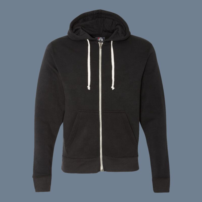 Men's Triblend Full-Zip Hooded Sweatshirt Thumbnail