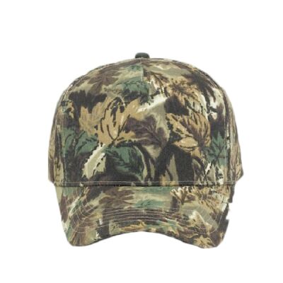 OTTO CAP Camouflage 5 Panel Mid Profile Baseball Cap Thumbnail