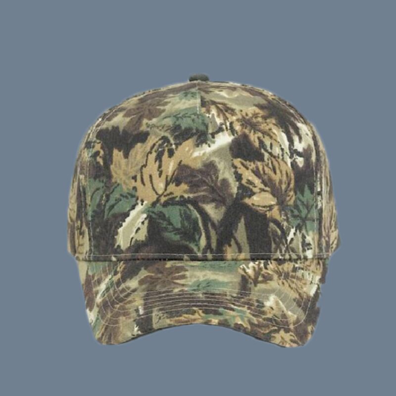 OTTO CAP® Camouflage 5 Panel Mid Profile Baseball Cap Thumbnail
