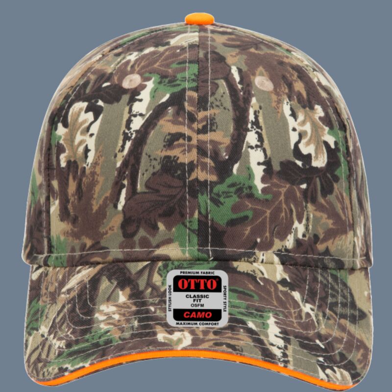 OTTO CAP® Camouflage 6 Panel Low Profile Baseball Cap Thumbnail