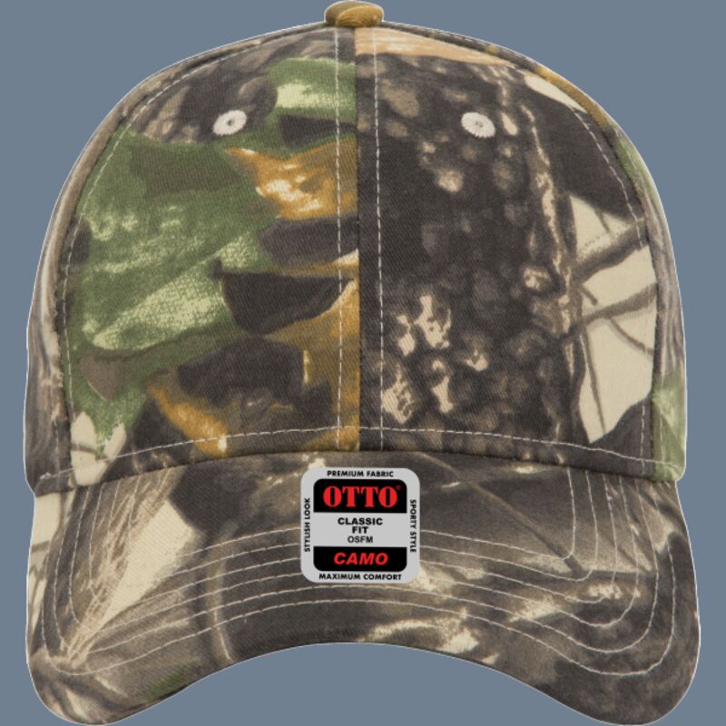 OTTO CAP® Camouflage 6 Panel Low Profile Baseball Cap Thumbnail
