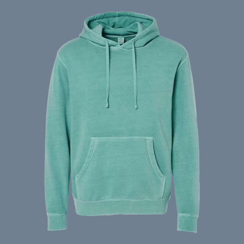 Unisex Midweight Pigment-Dyed Hooded Sweatshirt Thumbnail