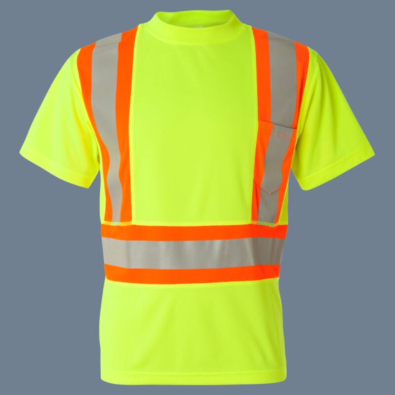 Unisex Class 2 Flat Stitch Self-Fabric Panels T-Shirt Thumbnail