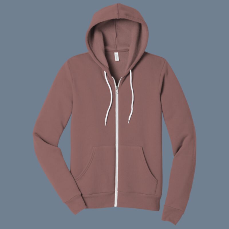Unisex Sponge Fleece Full Zip Hoodie Thumbnail