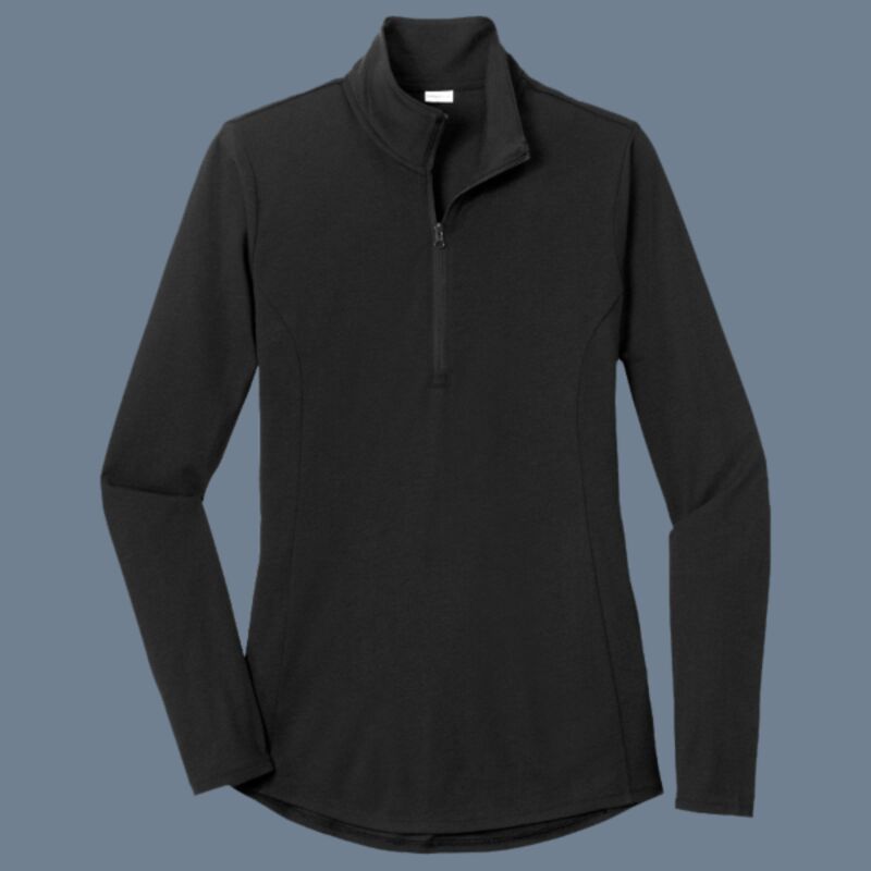 Women's PosiCharge ® Tri Blend Wicking 1/4 Zip Pullover Thumbnail