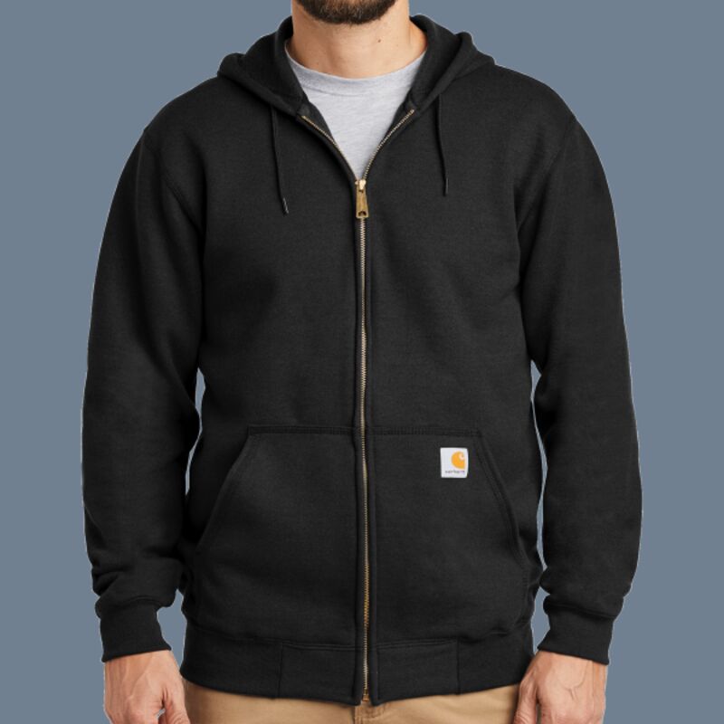 Midweight Hooded Zip Front Sweatshirt Thumbnail