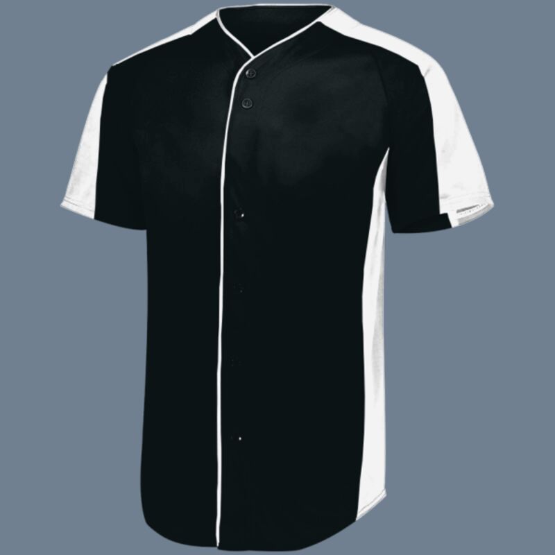 Men's Full Button Baseball Jersey Thumbnail