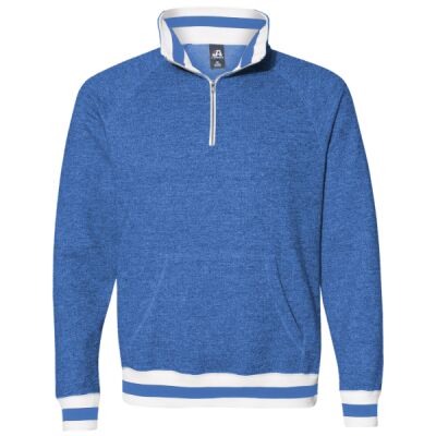 Men's Peppered Fleece Quarter-Zip Sweatshirt Thumbnail
