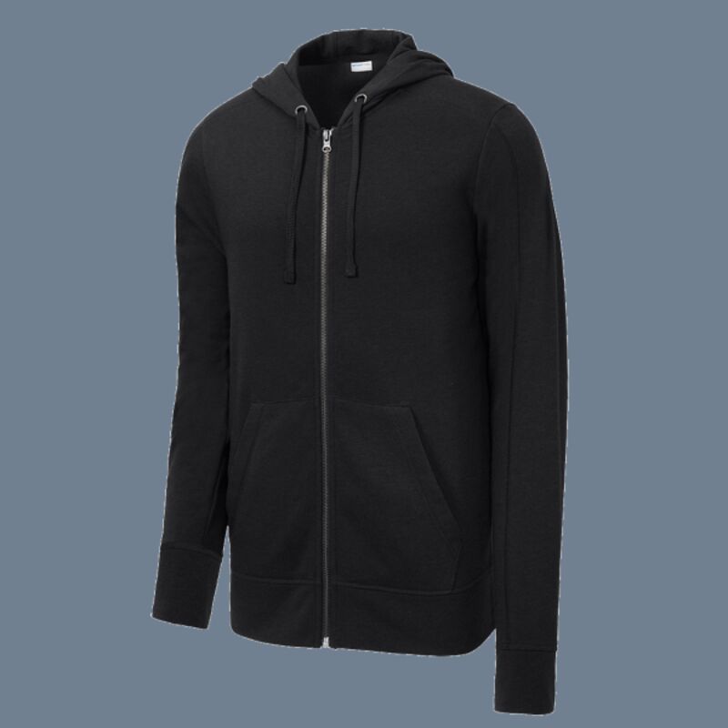 PosiCharge ® Tri Blend Wicking Fleece Full Zip Hooded Jacket Thumbnail