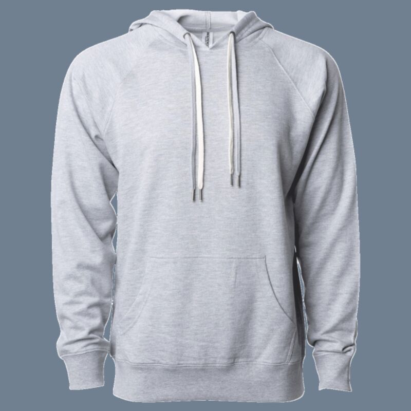 Unisex Icon Lightweight Loopback Terry Hooded Sweatshirt Thumbnail