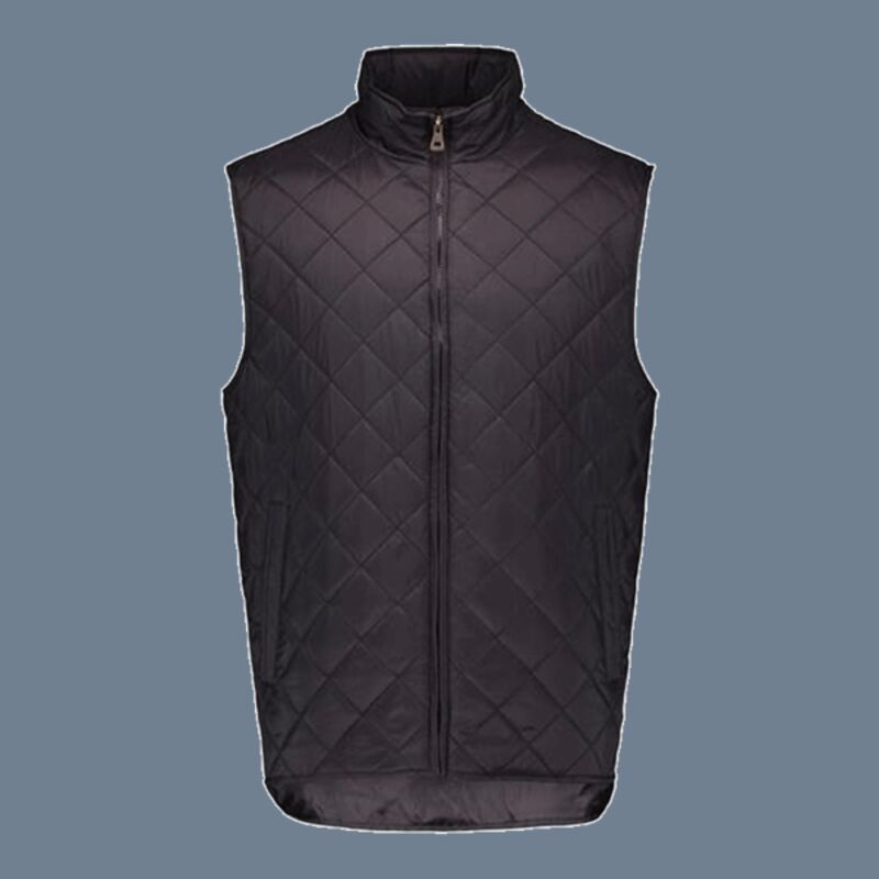 Men's Vintage Diamond Quilted Vest Thumbnail