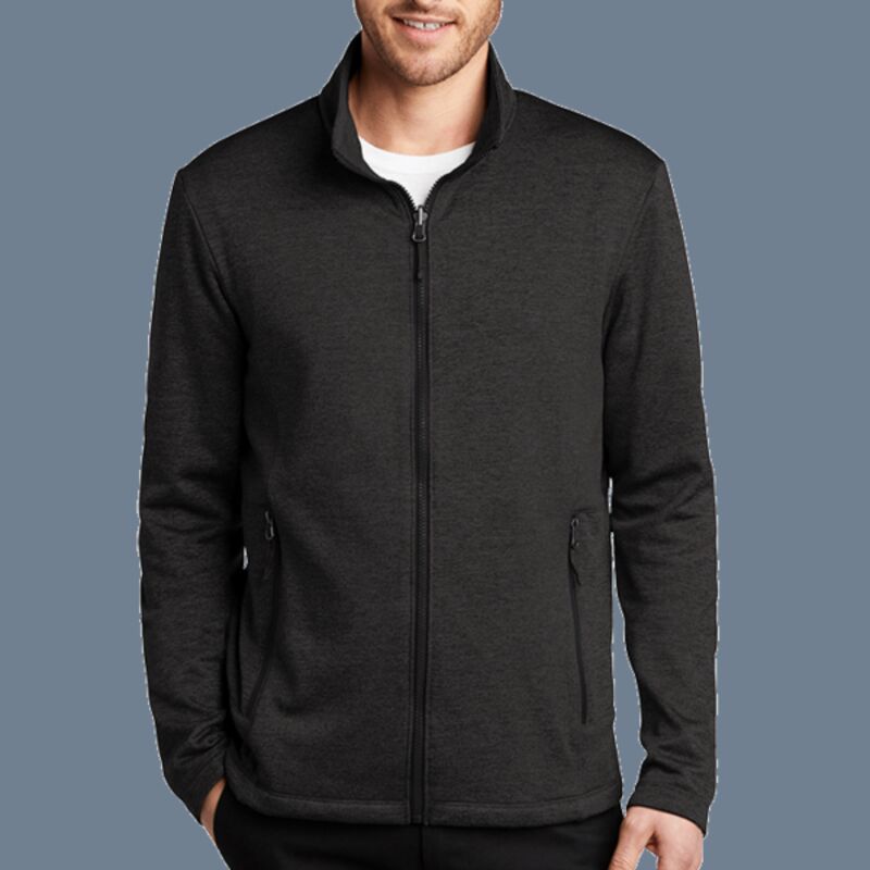 Collective Striated Fleece Jacket Thumbnail