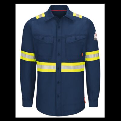 Men's Tall iQ Series® Endurance Enhanced-Vis Work Shirt Thumbnail