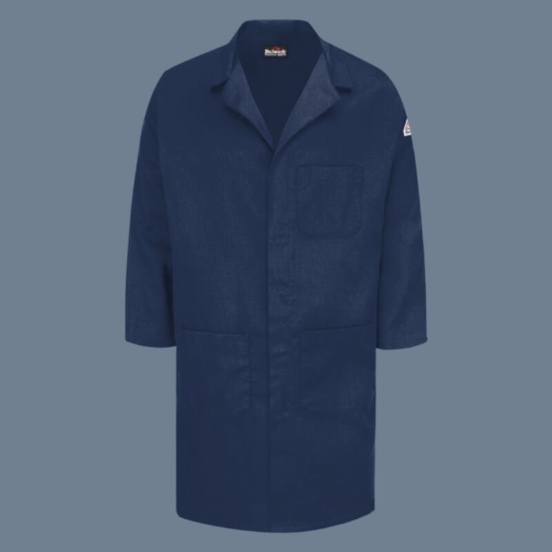 Men's Concealed Snap Front Lab Coat - EXCEL FR® ComforTouch® - 6 oz. Thumbnail