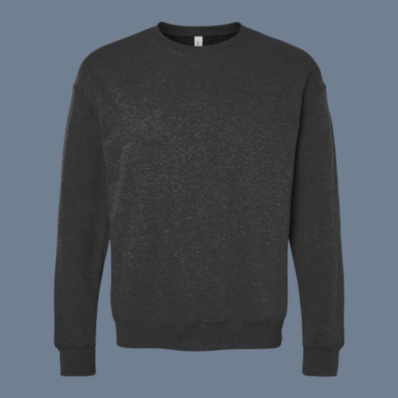 Unisex FWD Fashion Sueded Drop Shoulder Crewneck Sweatshirt Thumbnail