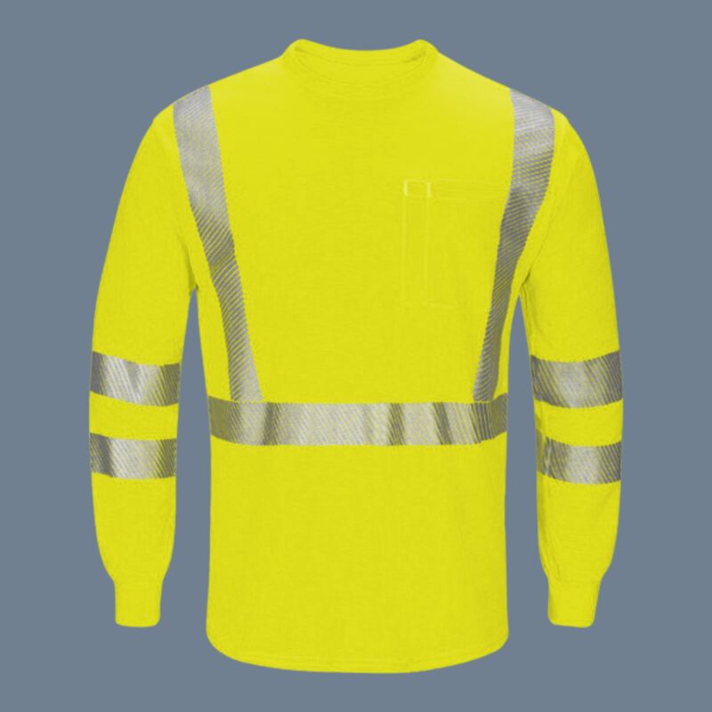 Men's Hi-Visibility Lightweight Long Sleeve T-Shirt Thumbnail