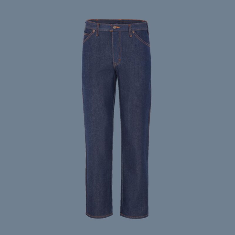 Men's Extended Sizes Straight 5-Pocket Jeans Thumbnail