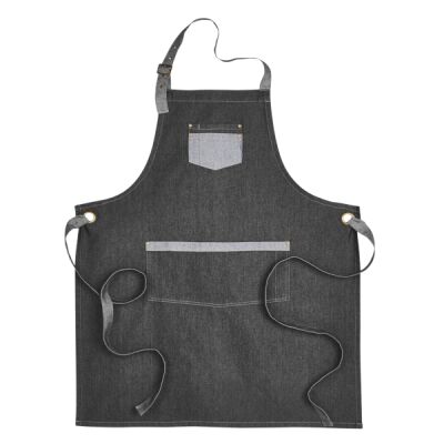 Unisex Domain Contrast Denim Bib Apron Thumbnail
