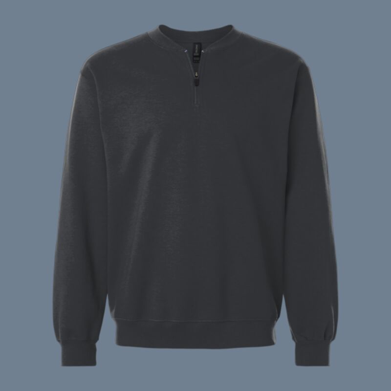 Unisex Softstyle® Midweight 1/4 Zip Sweatshirt Thumbnail