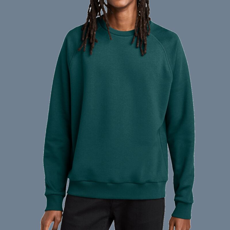 Unisex Organic CVC Fleece Crewneck Sweatshirt Thumbnail