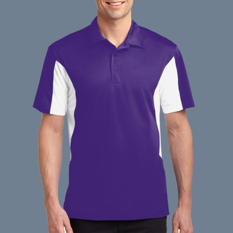 Side Blocked Micropique Sport Wick ® Polo Thumbnail