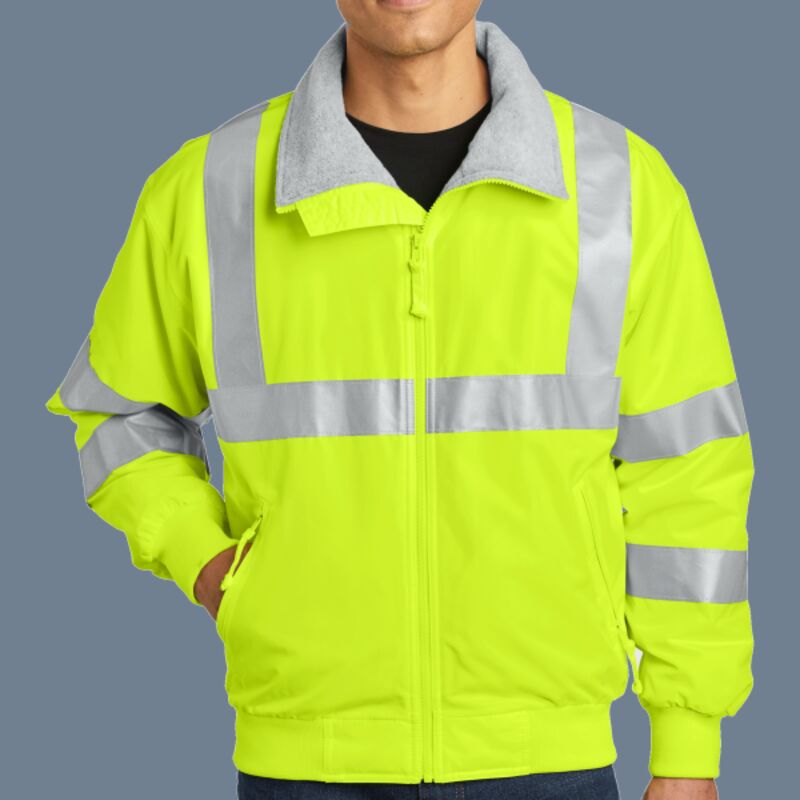 Enhanced Visibility Challenger Jacket with Reflective Taping Thumbnail