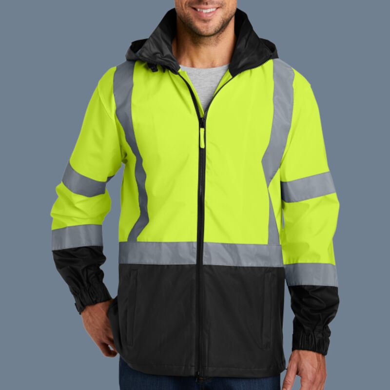 Ansi 107 Class 3 Safety Windbreaker Thumbnail