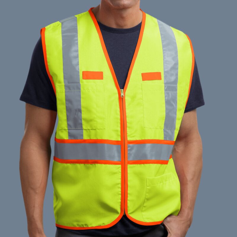 Ansi 107 Class 2 Dual Color Safety Vest Thumbnail