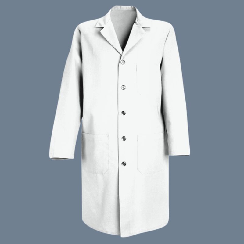 Unisex Button Front Lab Coat Thumbnail