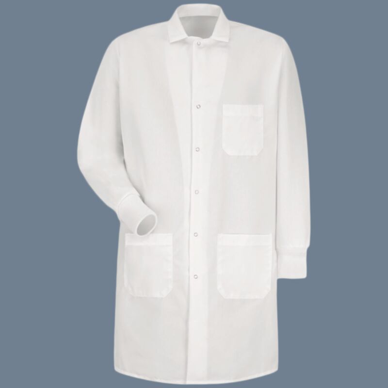 Unisex Poplin Specialized Cuffed Lab Coat Thumbnail