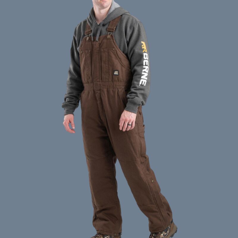 Men's Heartland Insulated Washed Duck Bib Overall Thumbnail