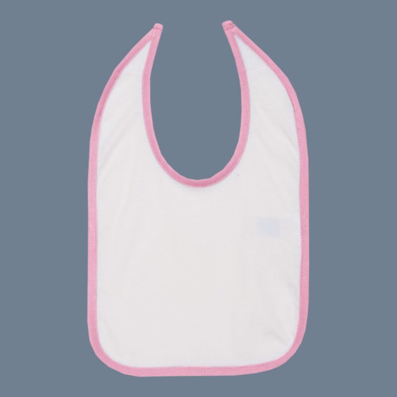 Infant Contrast Trim Premium Jersey Bib Thumbnail