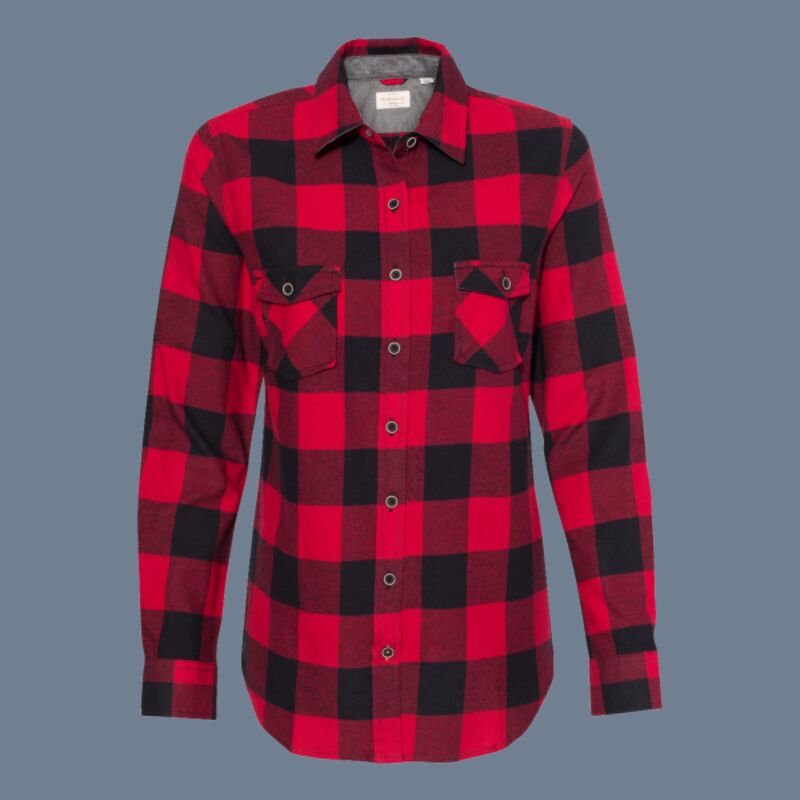 Women's Vintage Brushed Flannel Shirt Thumbnail