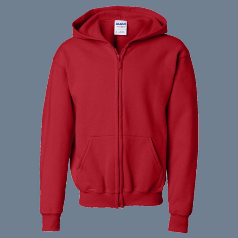 Youth Heavy Blend™ Full-Zip Hooded Sweatshirt Thumbnail