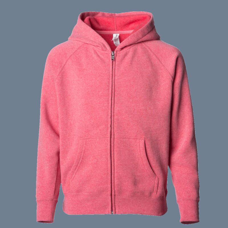 Toddler Lightweight Special Blend Raglan Zip Hood Thumbnail