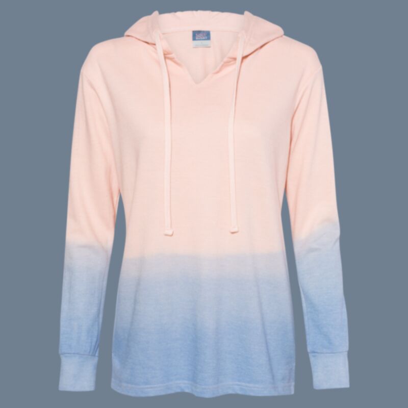 Women's French Terry Ombré Hooded Sweatshirt Thumbnail