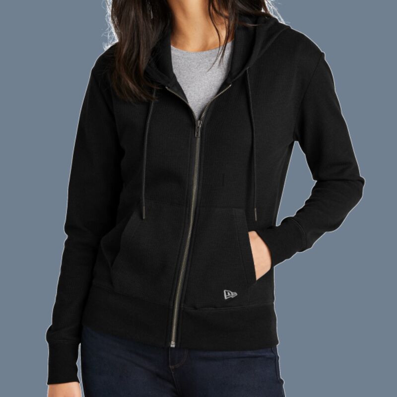 Women's Thermal Full Zip Hoodie Thumbnail
