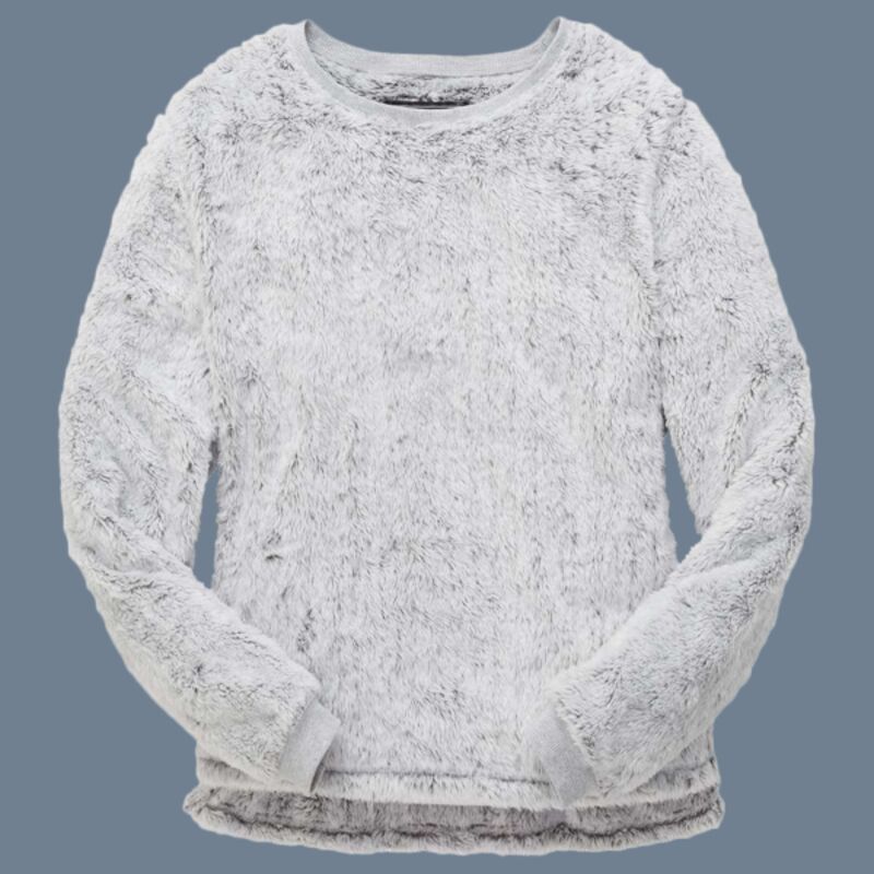 Women's Fuzzy Crewneck Fleece Thumbnail